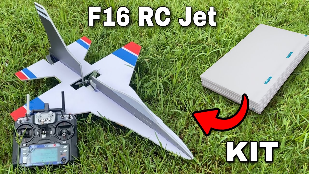 How To Make Rc Plane F16 | F16 homemade rc plane #rcplane