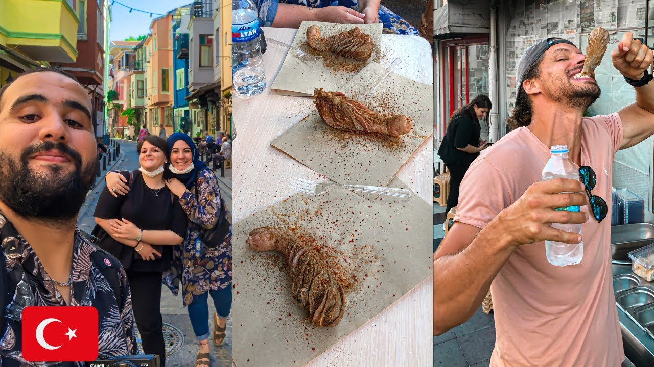 Çukur Istanbul | جولة في حي بلاط الشهير (مسلسل الحفرة ) و تجربة اغرب اكل في تركيا