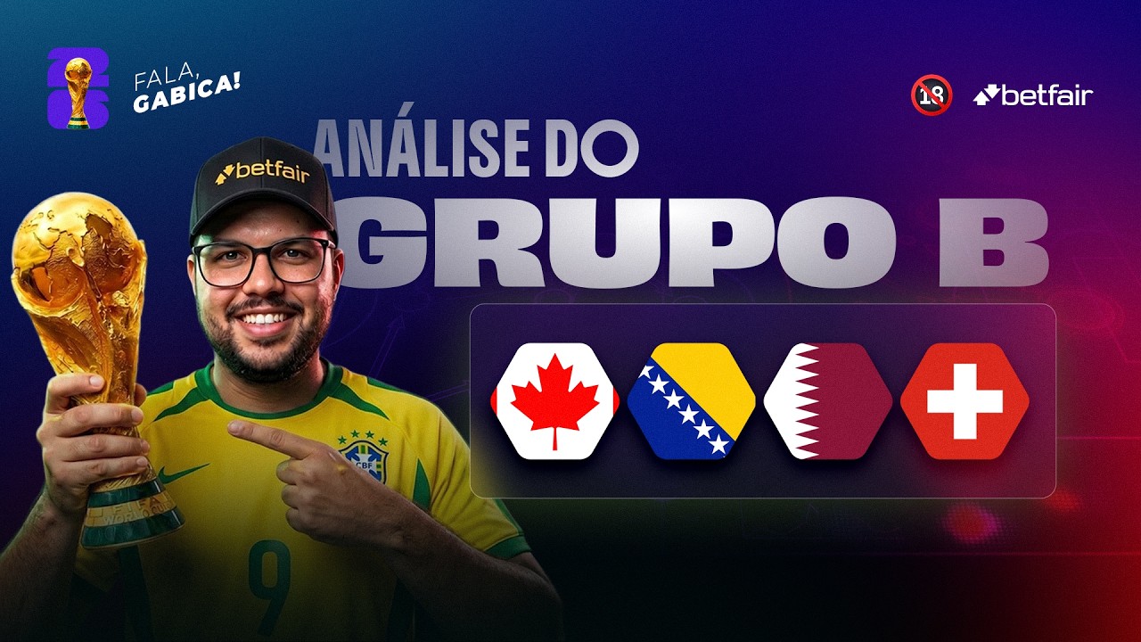 AN&Aacute;LISE E PALPITES GRUPO B | COPA DO MUNDO 2026 &bull; APOSTAS ESPORTIVAS