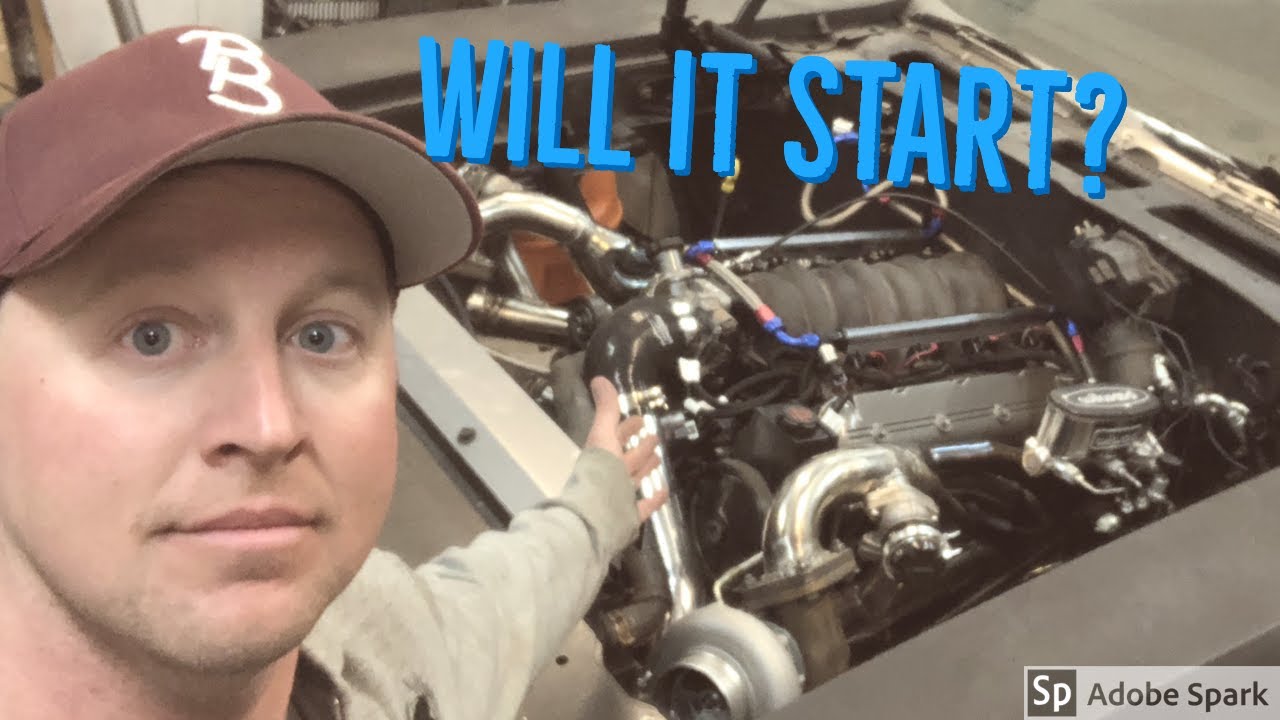 Twin Turbo LS Build on a Budget Pt. 12. First start up!