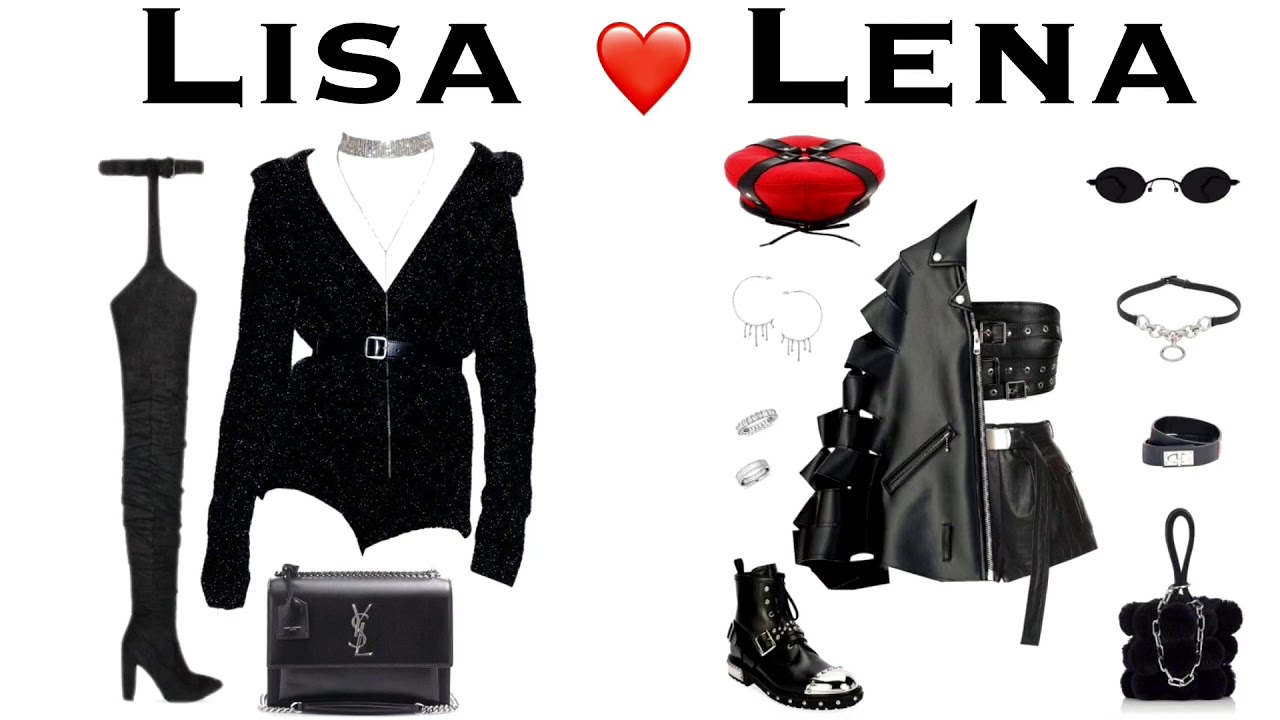 Lisa or Lena black fashion 🖤 