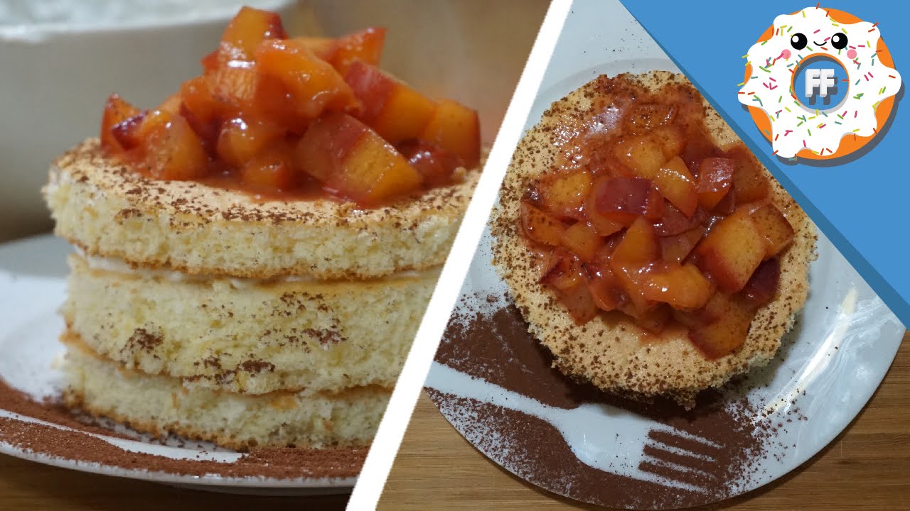 Nectarine Sponge Cake Recipe | FabFood