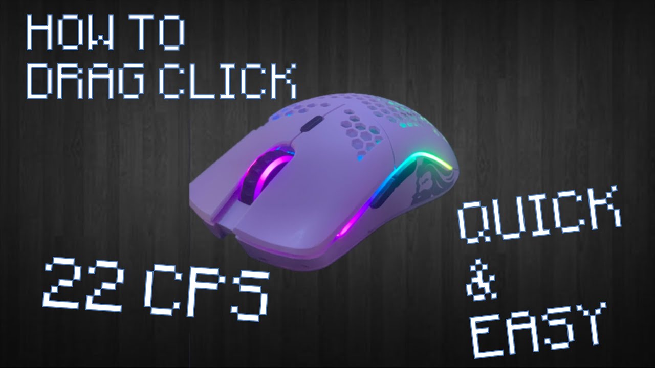 How to drag click on a Glorious Model O! (Quick & Easy)