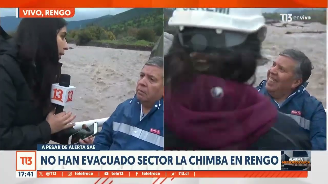 Alcalde de Rengo habla por crítica situación por precipitaciones