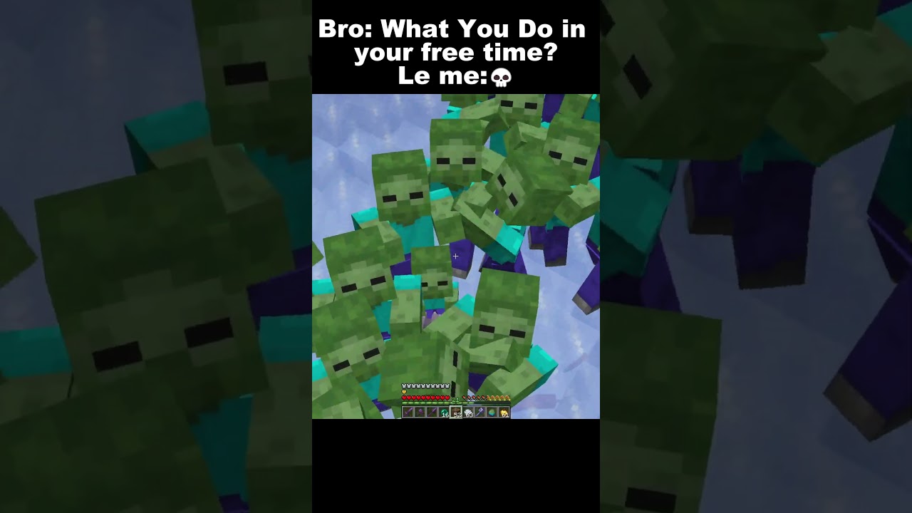 Bro What You Do in your free timeLe me💀 #minecraft #shorts #minecraftshorts