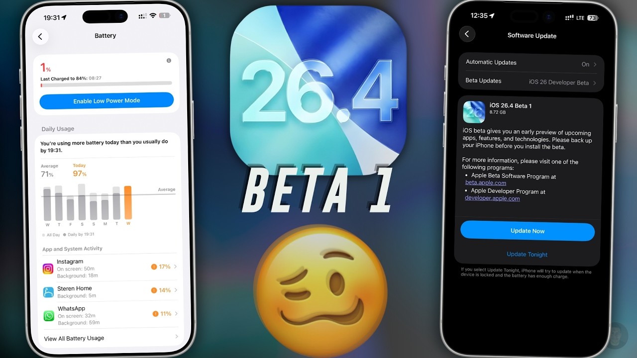 iOS 26.4 Beta 1 - Debe Mejorar Muchísimo y Más Novedades