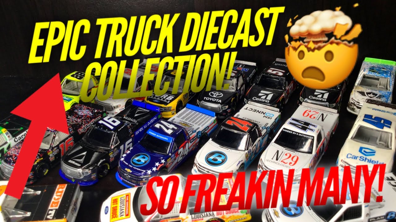 MY ENTIRE 1/64 NASCAR TRUCK DIECAST COLLECTION!! SO MANY BRO I WANT TO COLLECT EVERY SINGLE ONE!!