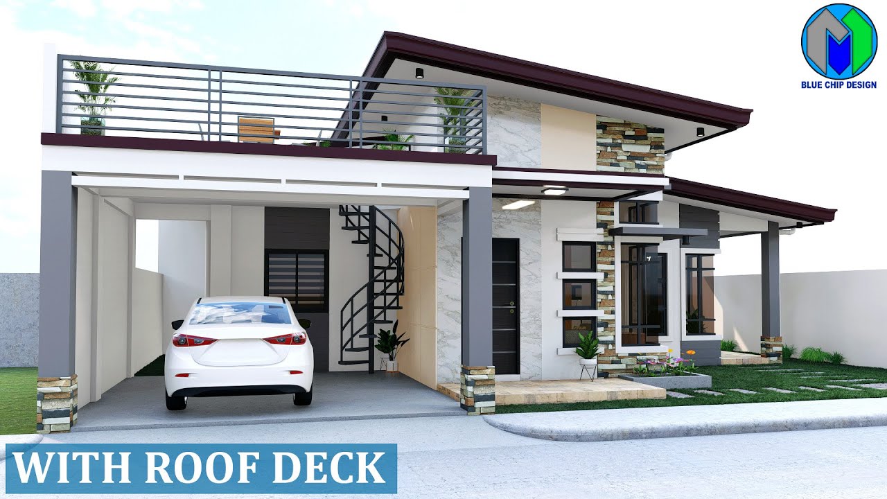 Small House Design with roof deck | Modern House Design