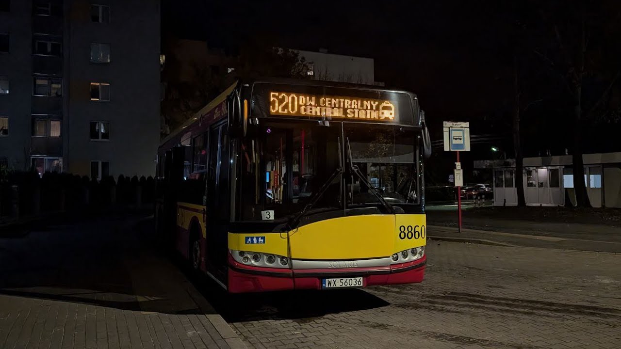 Solaris Urbino 18 III #8860 [🚍520] MZA Warszawa