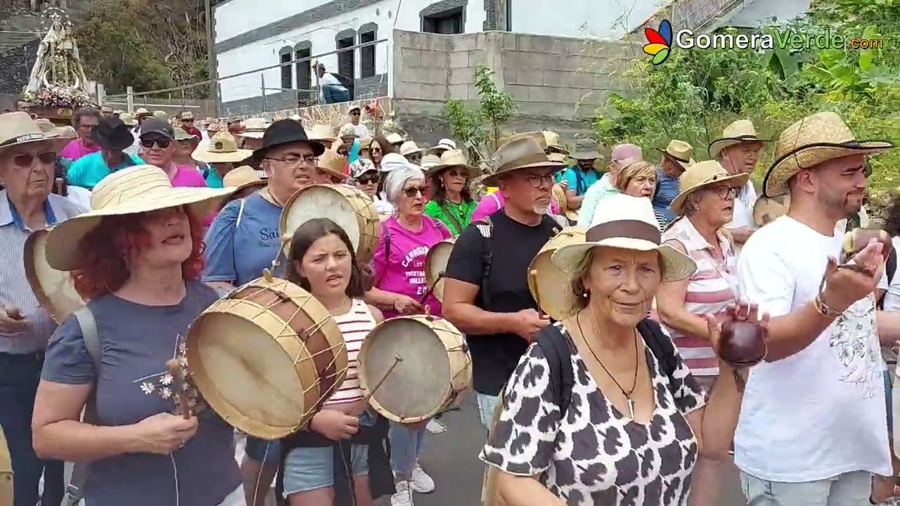 Fiestas Lustrales de Vallehermoso  -  La Virgen del Carmen baja a La Playa