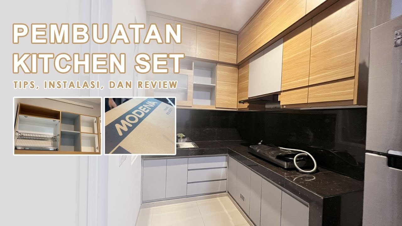 Cara Buat Kitchen Set HPL + Duco Japandi Style