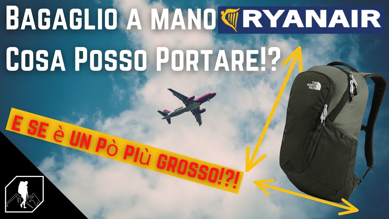 BAGAGLIO A MANO RYANAIR, deve essere per forza 40x25x20!? | Ecco tutto quello che devi sapere!!!