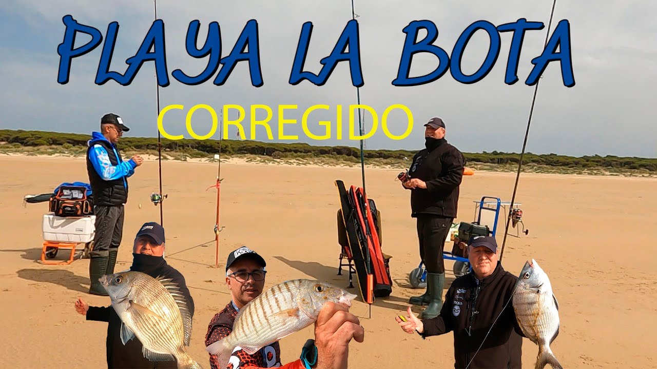 PESCA SURFCASTING EN PLAYA DE LA BOTA HERRERAS Y SARGOS
