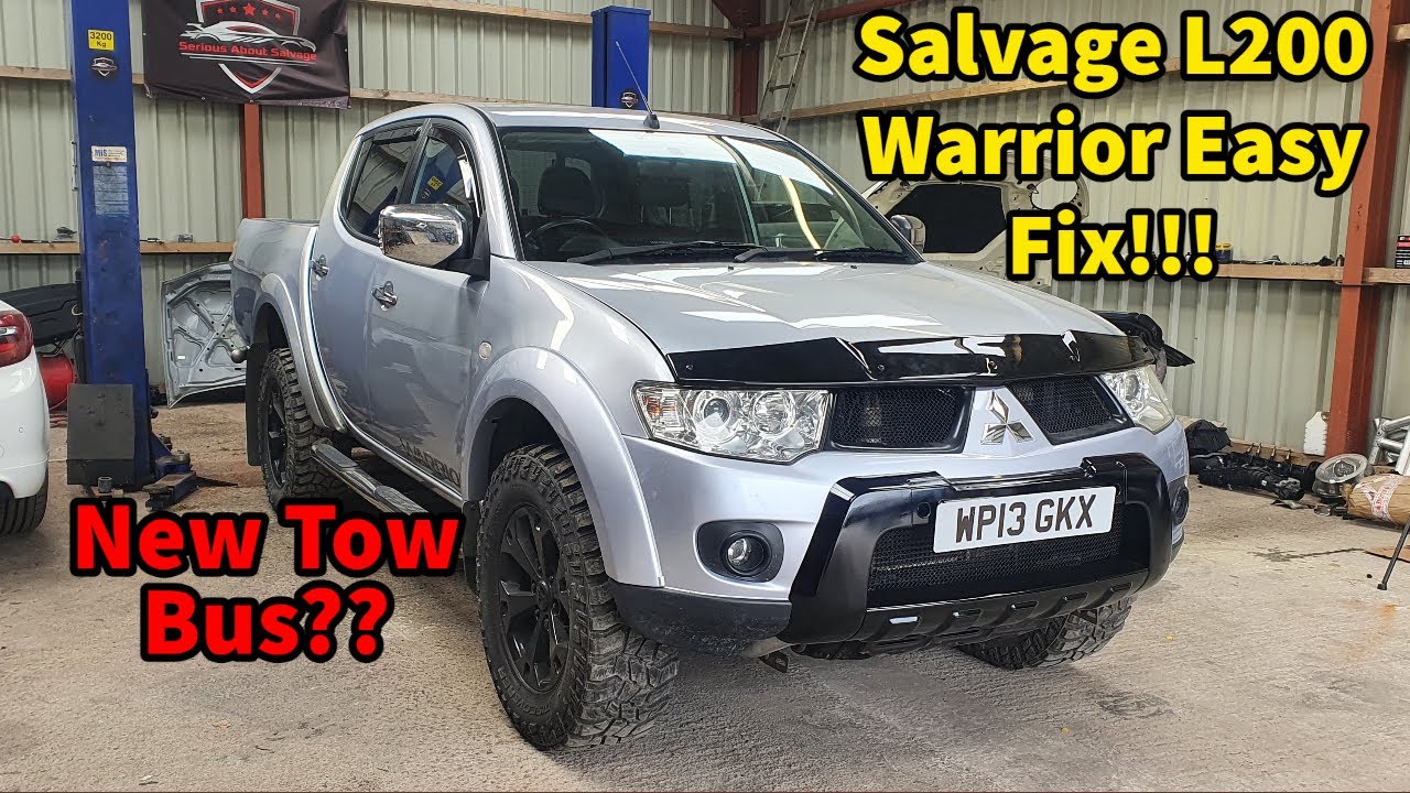 I Bought An L200 Warrior From Salvage Auction To Fix - Keep And Use As A Tow Vehicle????