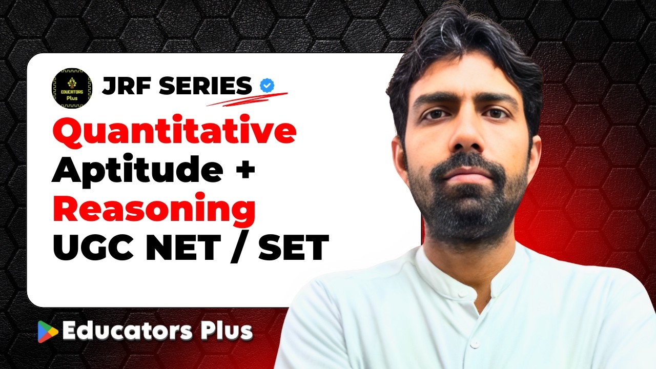 UGC NET Paper 1 Quant + DI + Reasoning | PYQ + Tricks | Live Practice Session @EducatorsPlus
