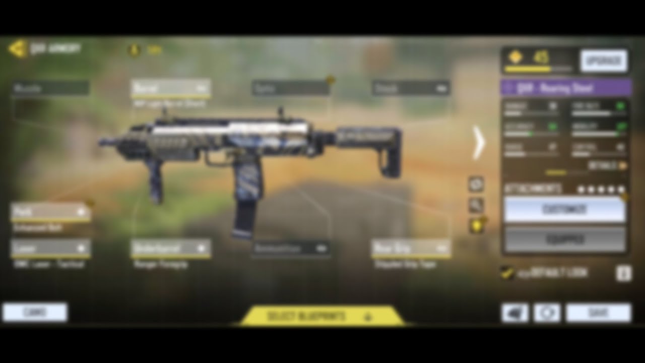 QXR GUNSMITH BUILD| ROARING STEEL| CODM