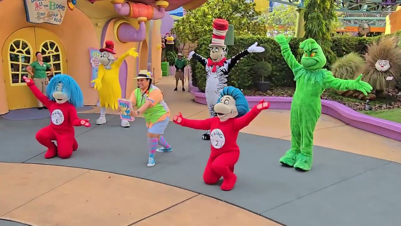 Oh the Stories you'll hear! 08/15/2024 Seuss Landing Islands of Adventure Universal Orlando Resort