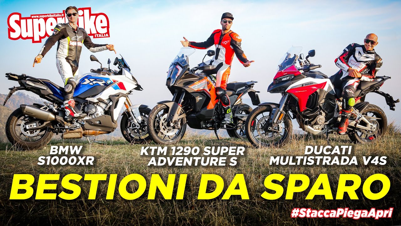 NON è la SOLITA comparativa MAXIENDURO! Ducati Multistrada V4 S, KTM Super Adventure S e BMW S1000XR