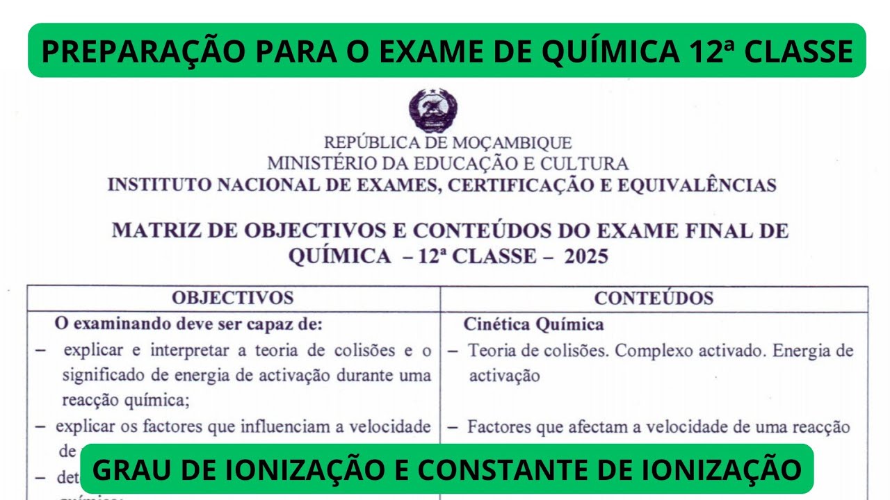 Grau de ionização e Constante de ionização | Lei de Diluição de Ostwald