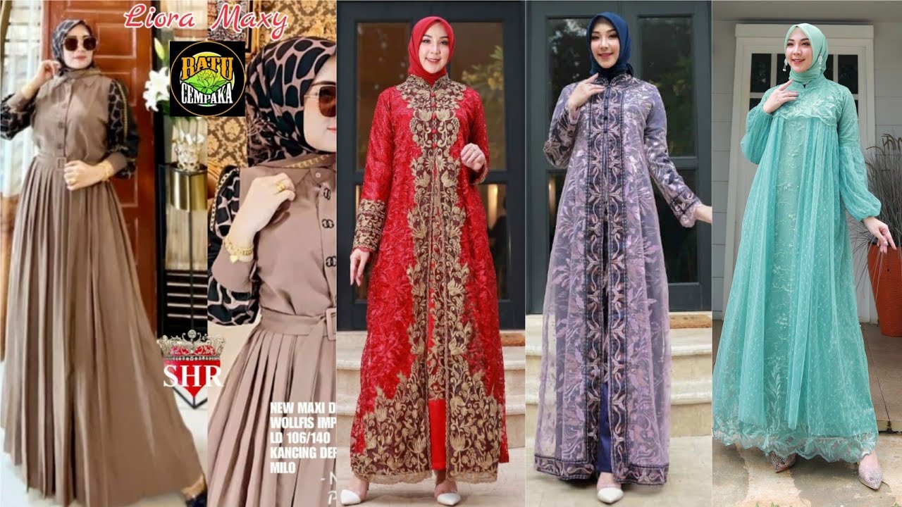 Model Baju Kondangan Terbaru - Gamis Brokat Bordir Dan Baju Premium Kekinian Harga Terjangkau