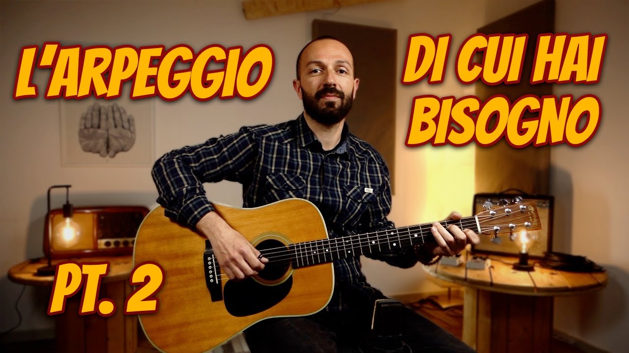 ARPEGGIO per PRINCIPIANTI FACILE per tutte le CANZONI | Lezioni di Chitarra