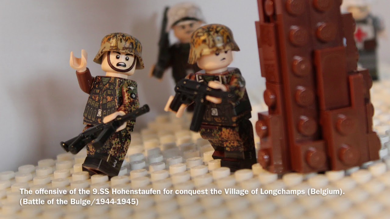Battle of the Bulge/1944-1945  LEGO Moc. The offensive of the 9. SS-Panzer-Division (Hohenstaufen).