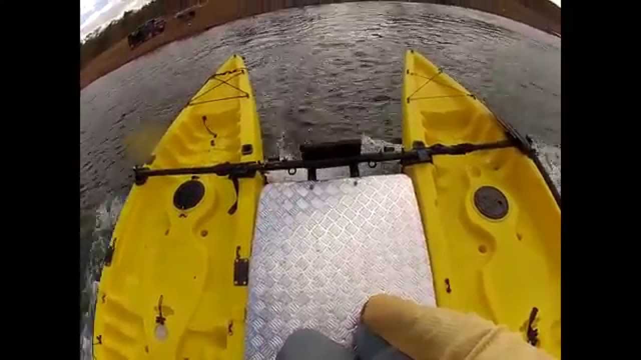 Teste Drive Caiaque Orca II - Lontras - Catamaran 8HP