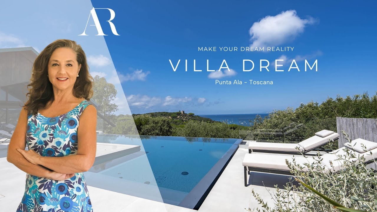 Villa Dream – Lussuosa villa vista mare a Punta Ala con doppia piscina