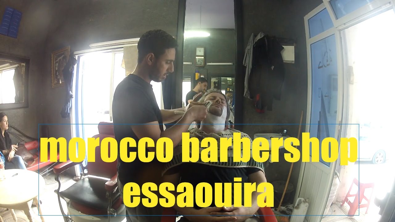 morocco barbershop - Essaouira - shaving