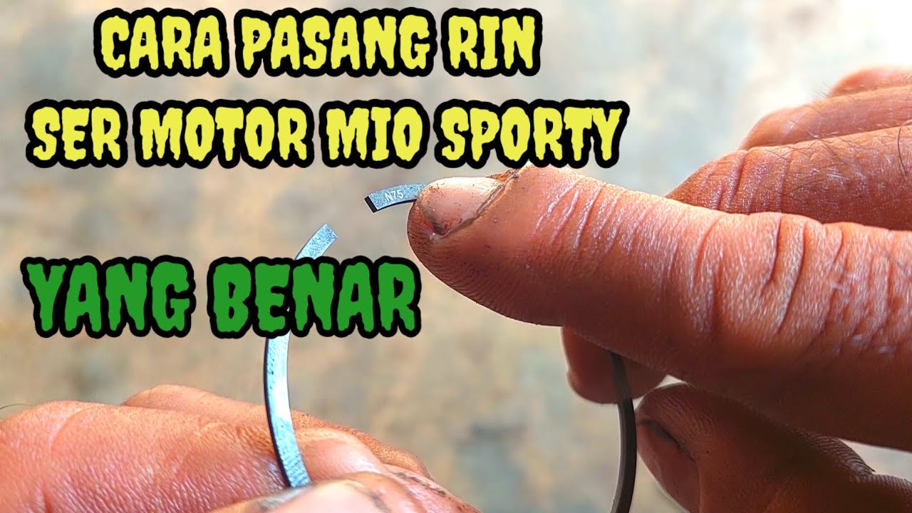 CARA PASANG PISTON SER MOTOR MIO SPORTY