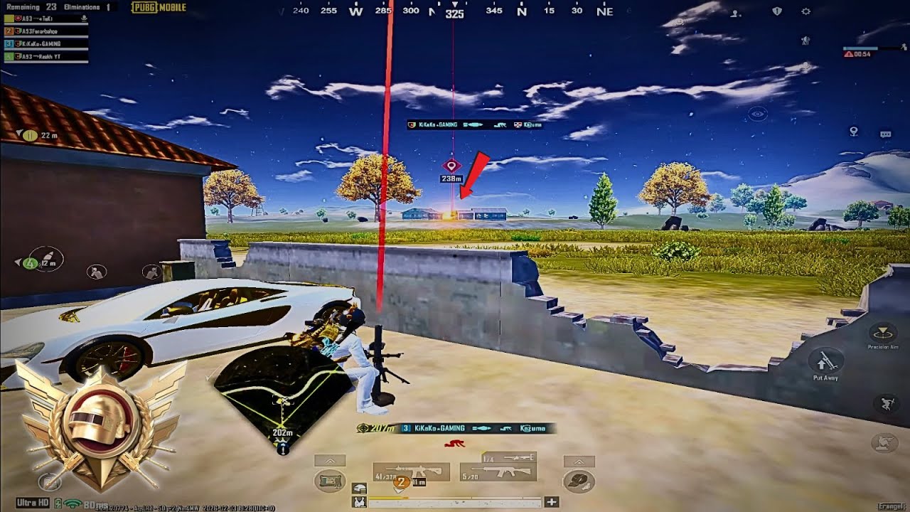 KiKaKo Eliminates Enemies with Mortar | Ultimate Royale PUBG Mobile