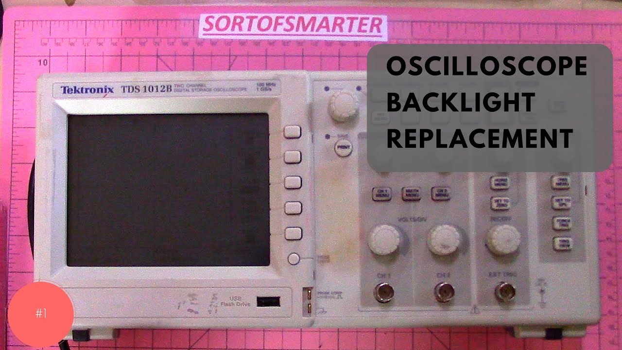 Tektronix TDS1012B Oscilloscope Back light Replacement CCFL