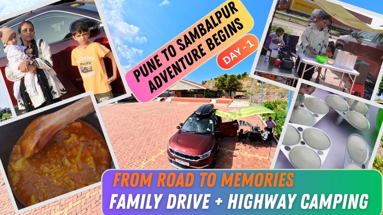 Pune to Nagpur in Jeep Meridian 🚗 Family Road Trip Begins! | Miles of Happiness