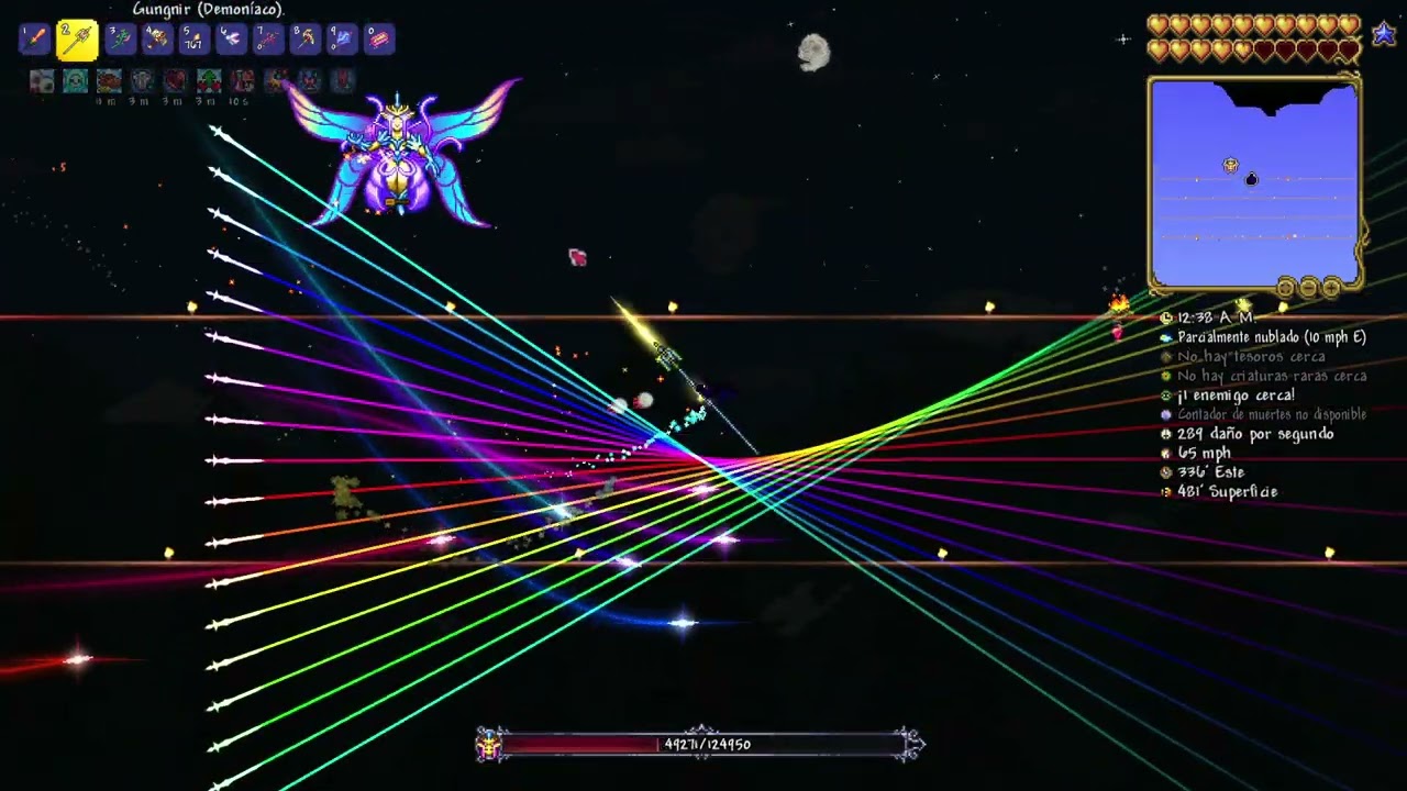 Beating Master Mode Empress of Light as True Melee