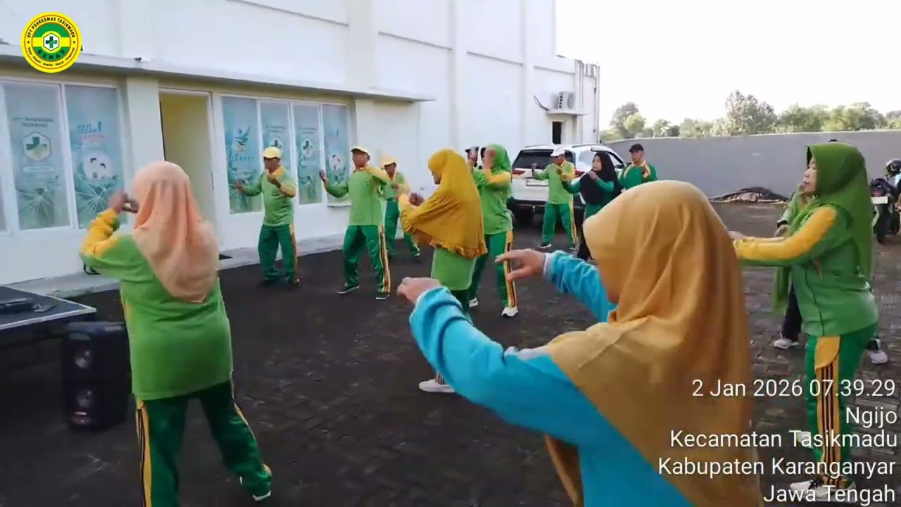 Senam Prolanis Puskesmas Tasikmadu Pada Tanggal 02 Januari 2026
