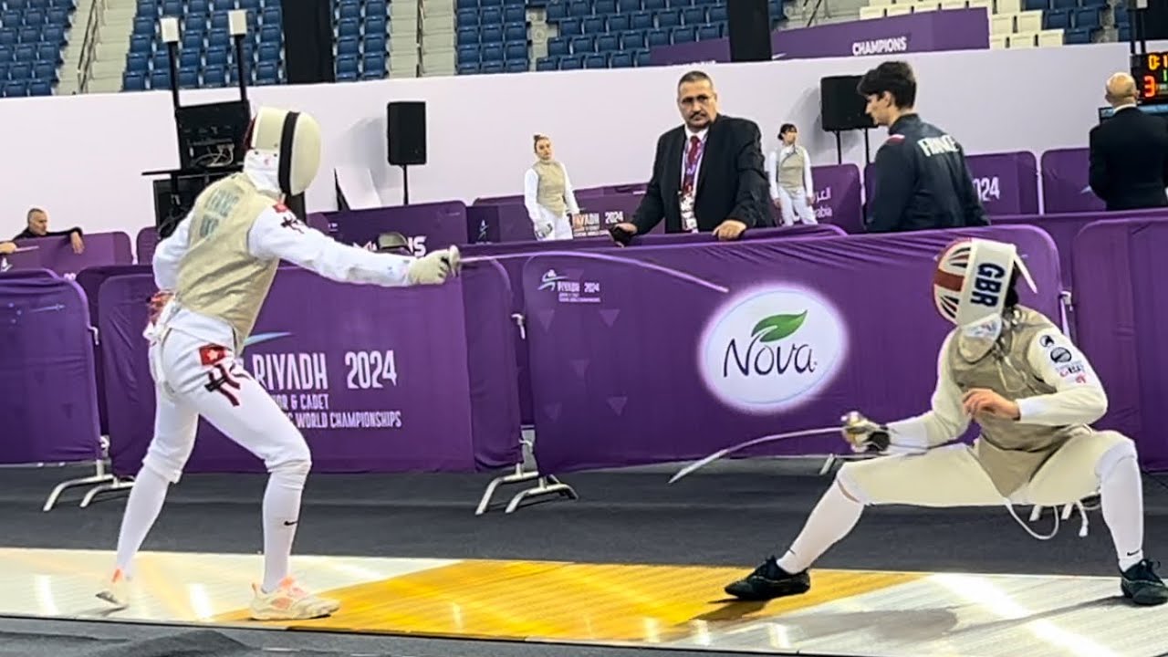 Riyadh Junior World Championships 2024 JMF - L64 - Leung Chin Yu HKG v Penman Callum GBR (Ending)