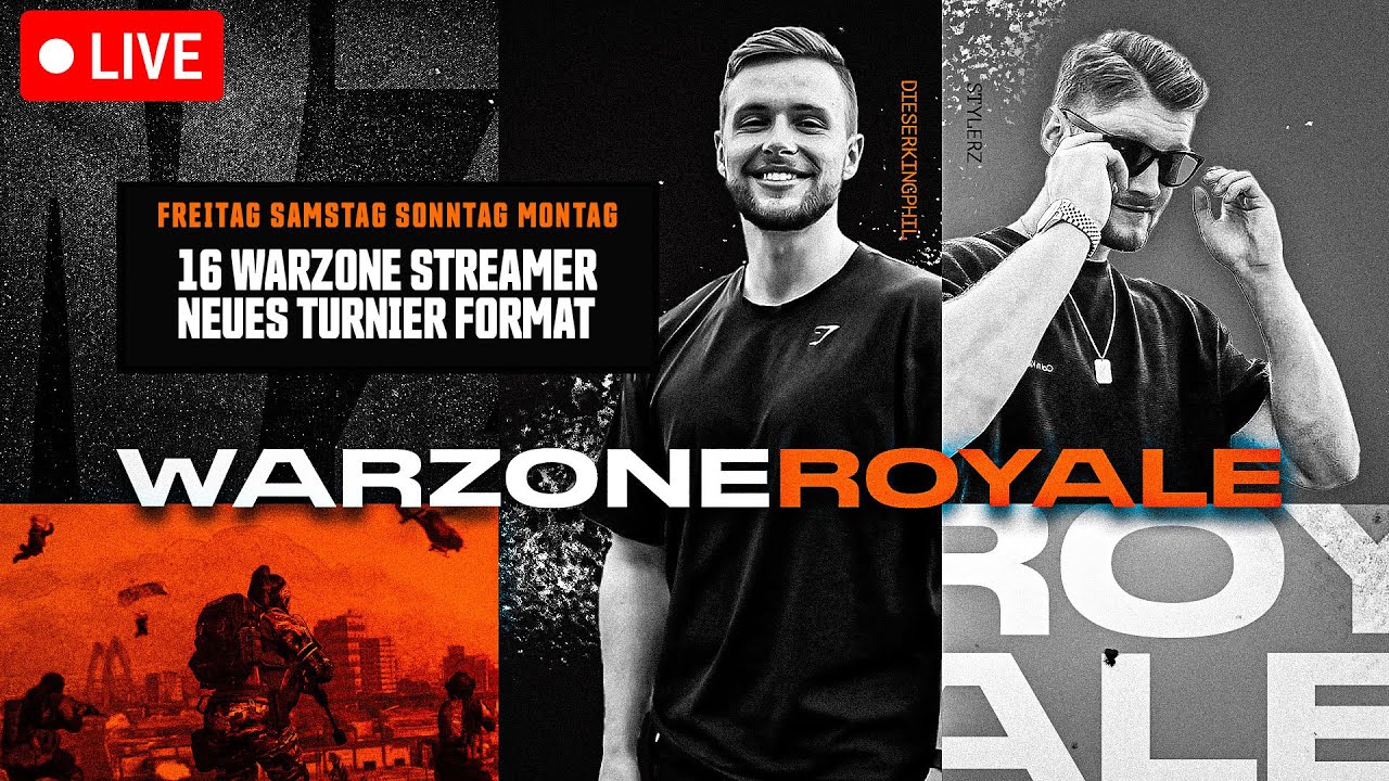 LIVE - 500€ WARZONE ROYAL TURNIER TAG 2 [GRUPPE C&D] 🔴 dieserkingphil