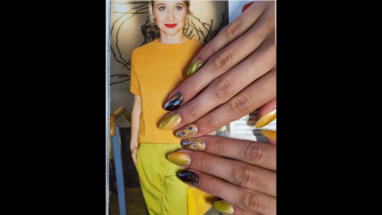 Gel Studio Nails - Summer Cats eye colours - Modetrend 2016 - Nailart Ombre Sommern&auml;gel