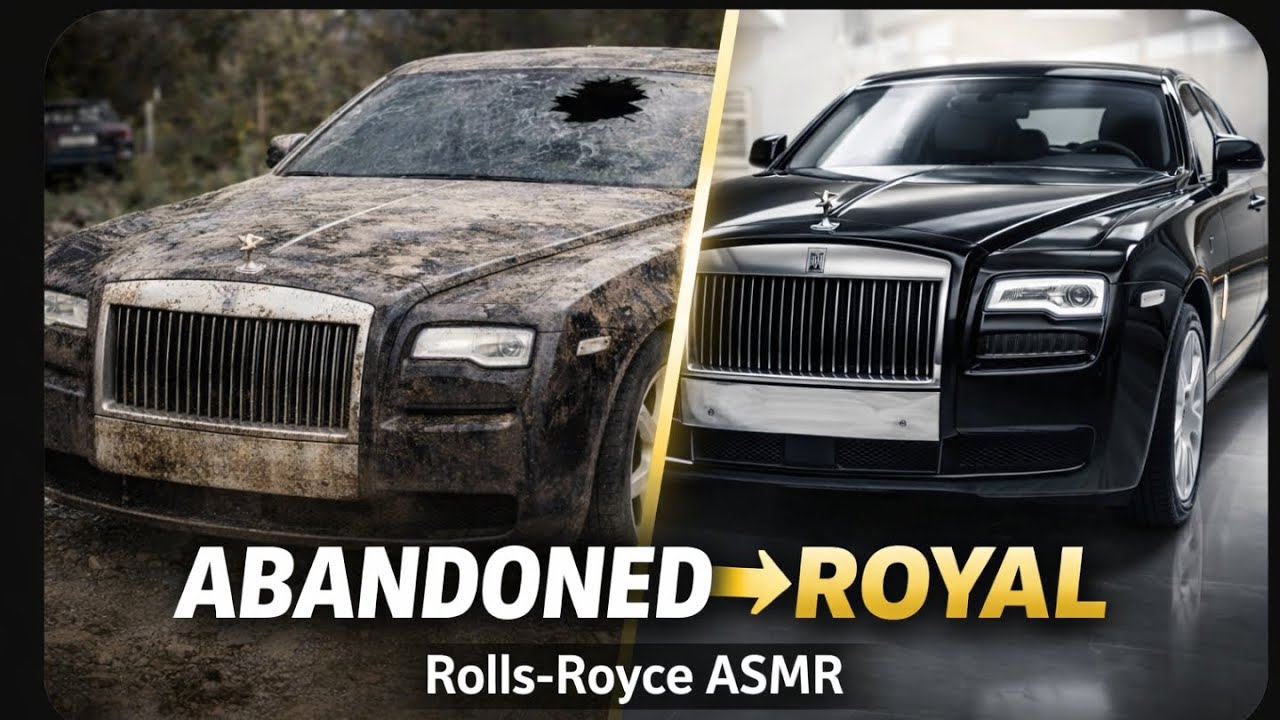 From Junkyard to Royal – Rolls-Royce Ghost Full Restoration ASMR