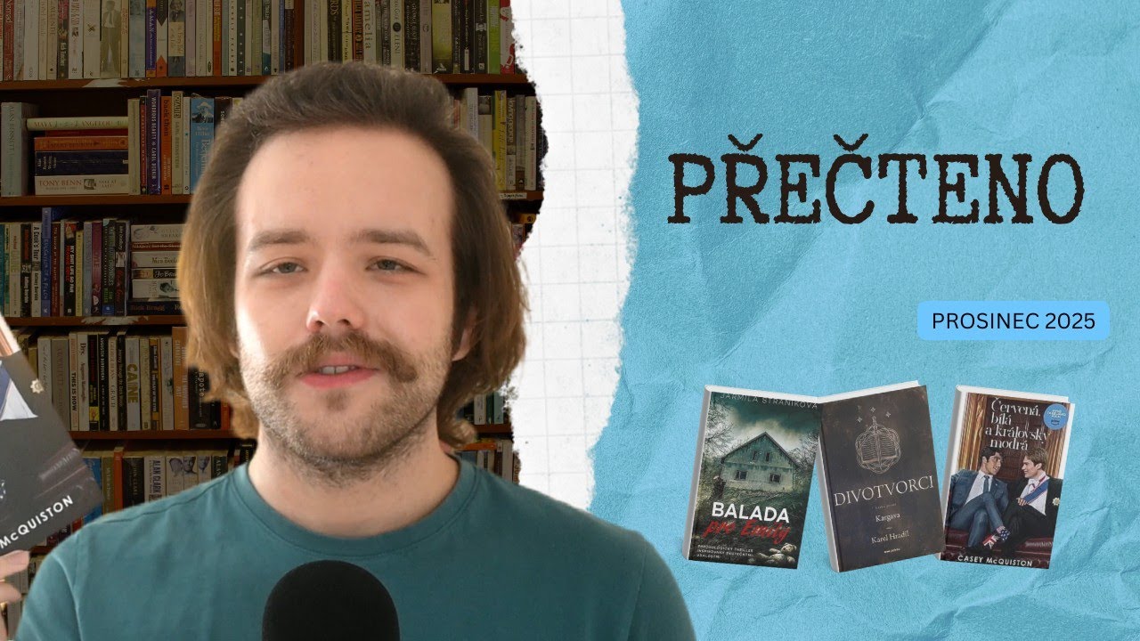 přečteno PROSINEC 2025 - spousta ČESKÝCH knih; LGBT+ romantika;  Shakespeare a kniha napsaná AI?