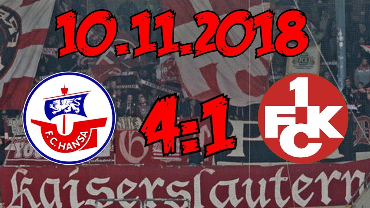 FC Hansa Rostock 4:1 1. FC Kaiserslautern - 10.11.2018 - Was soll man dazu sagen...