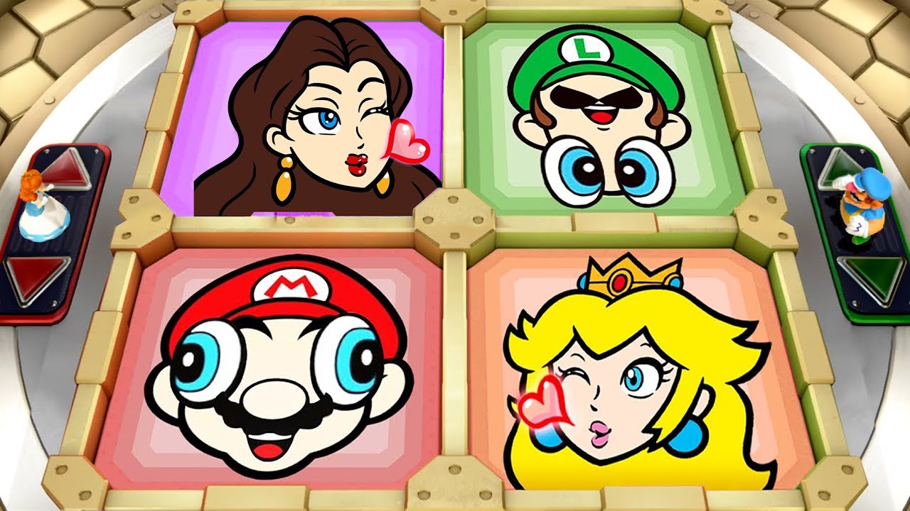 【スーパーマリオパーティ】 ミニゲームマリオVsワリオVsデイジーVsドンキーコング(最強CPU｢たつじん」)