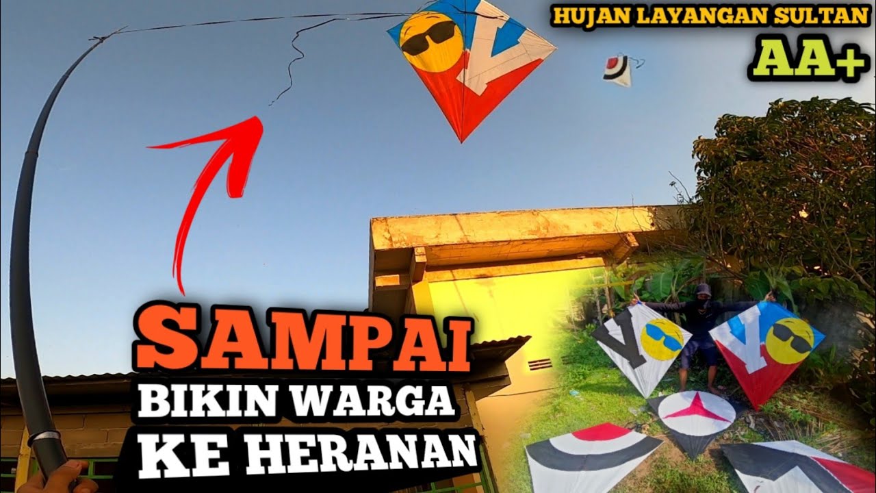 JARANG MUNCUL LAYANGAN SULTAN SATU INI BIKIN GEGER WARGA !!