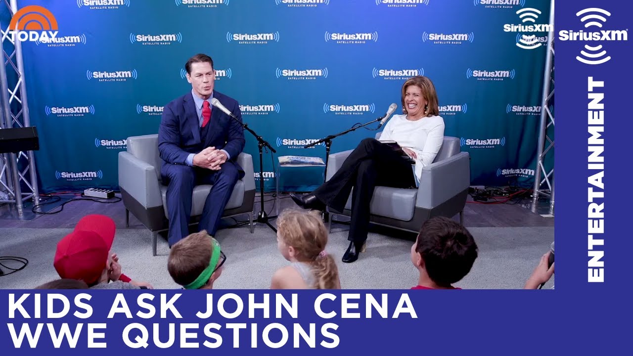 John Cena answers kids' questions on WrestleMania, Nikki Bella & more