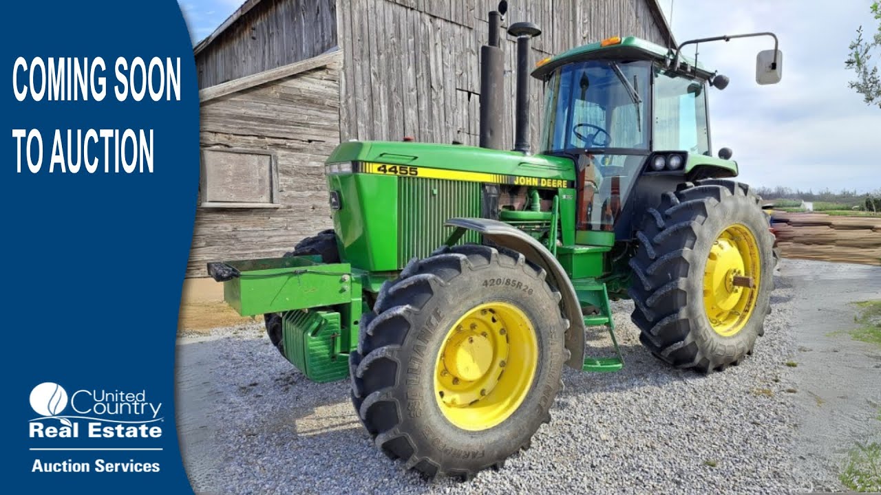 Low Hour John Deere 4455 FWA Tractor