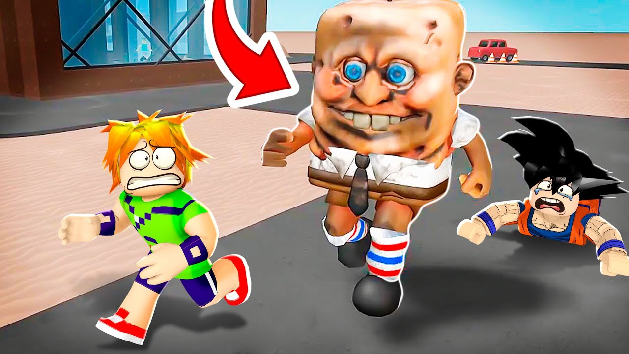 Мы в ловушке в ресторане Монстра Губка Боба в ROBLOX!!