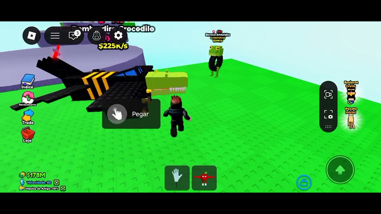 Está eu e o meu amigo jogando o nosso jogo preferido não tô falando de Roblox favorito meu Minecraft