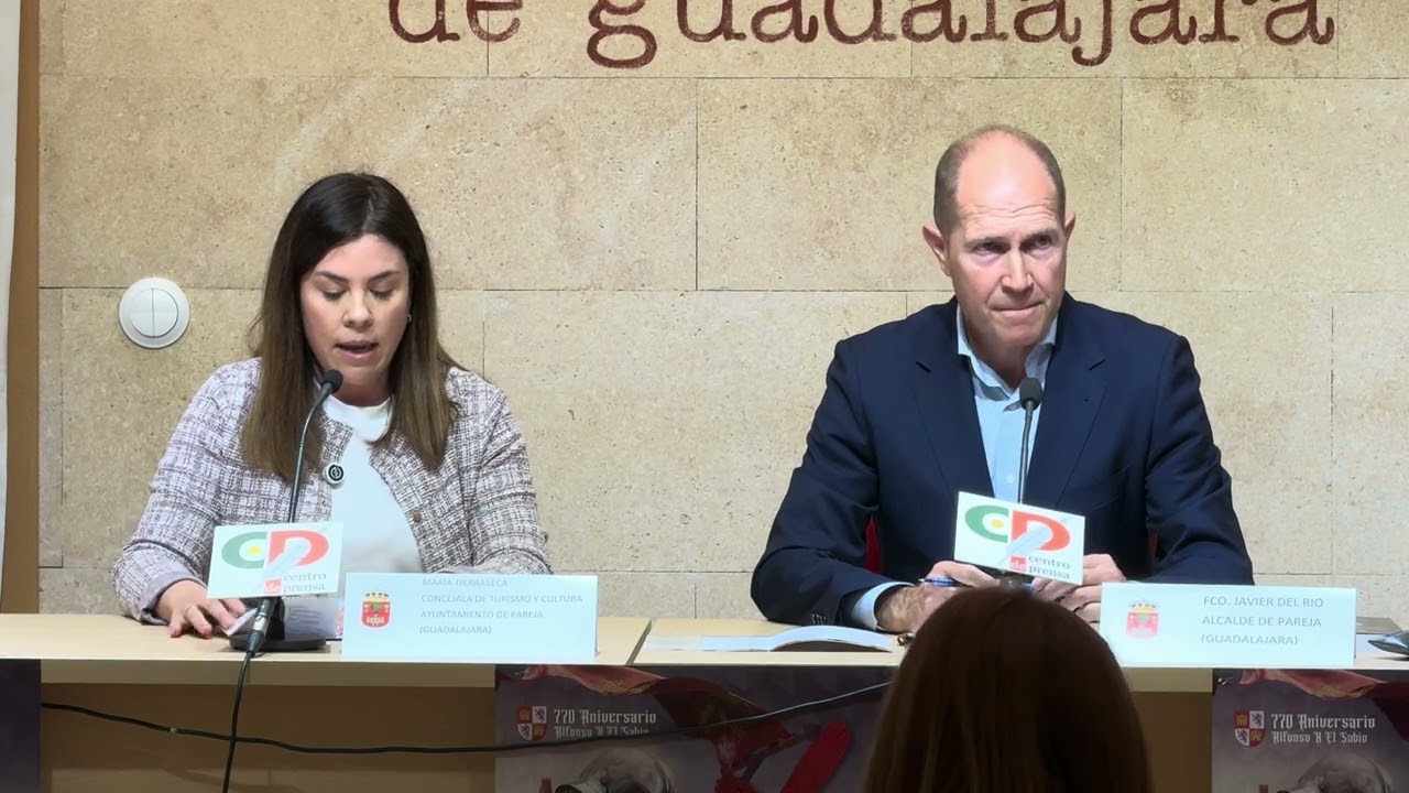 Maria Tierraseca. Presentación X Feria Medieval de Pareja