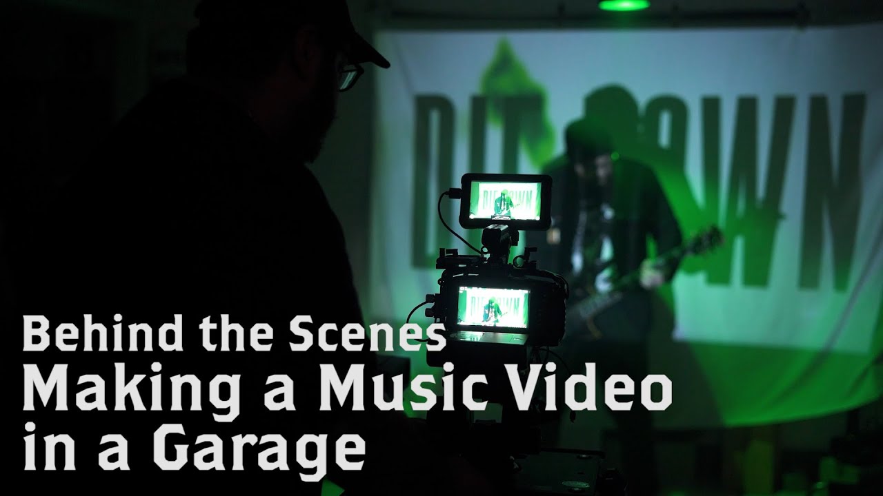 Behind the Scenes - Making a Music Video in a Garage
