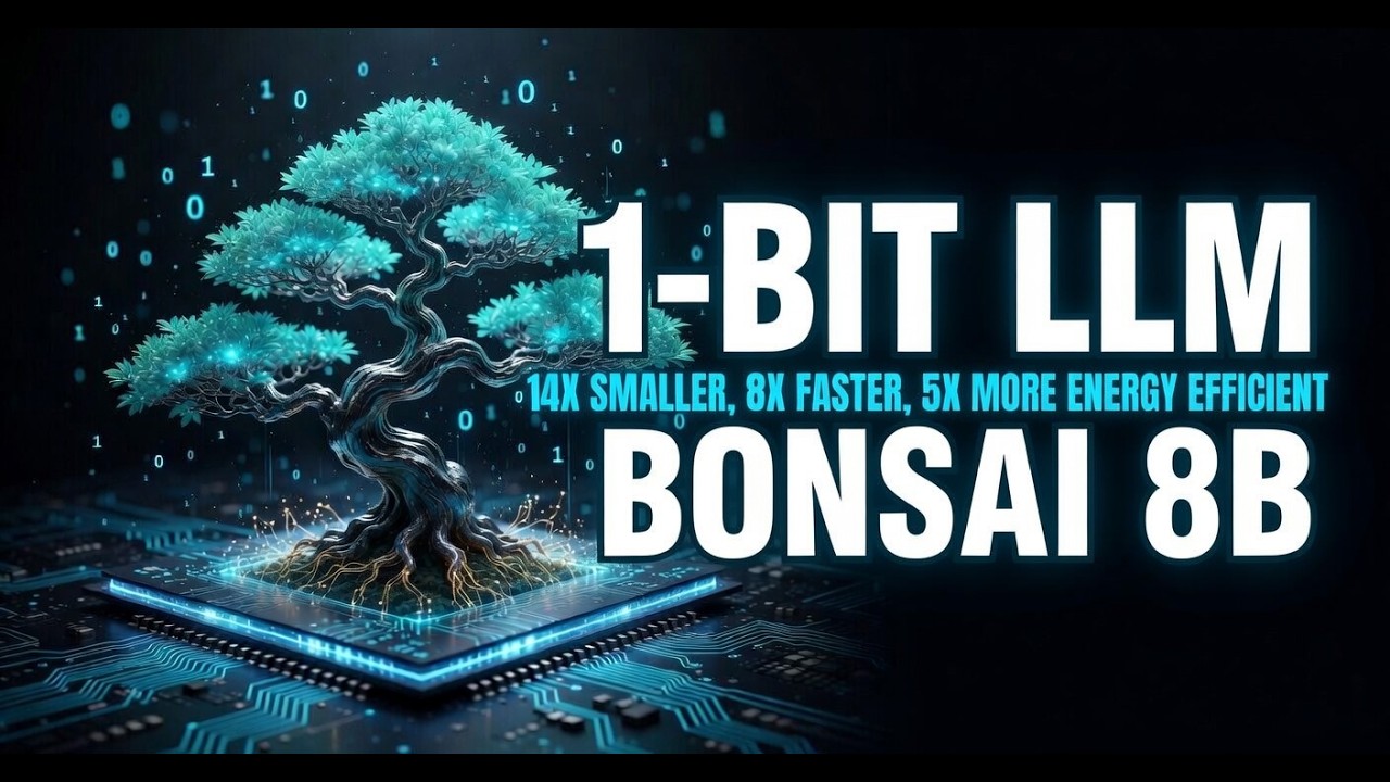 PrismML Bonsai 8B: Первая по-настоящему работающая 1-битная LLM-программа &mdash; запуск локально.